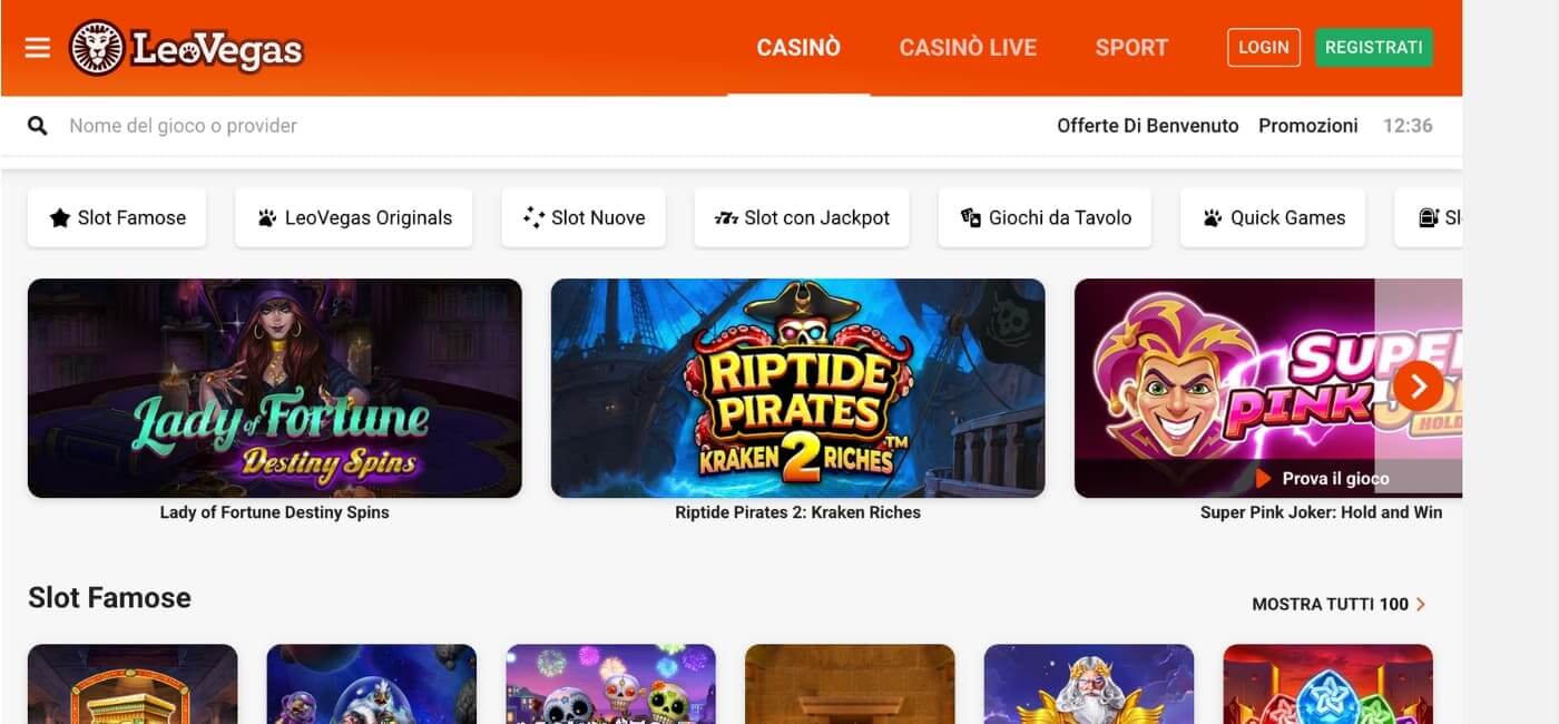 LeoVegas casino